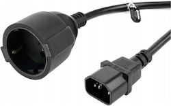 Accura IEC C14 / Schuko - IEC C14 / Schuko Cable 0.2m