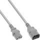 InLine IEC C13 / IEC C14 - IEC C13 / IEC C14 Кабел 0.3м Сив