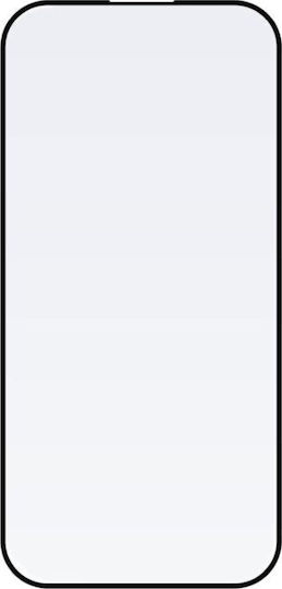 Fixed Displayschutzfolie Schwarz (iPhone 15)
