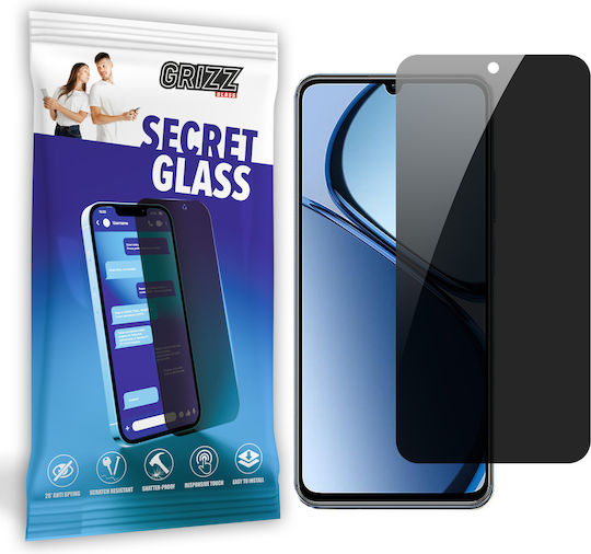 GrizzGlass Керамичен Поверителност Закалено стъкло (Realme C63)