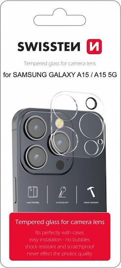 Swissten Kameraschutz Gehärtetes Glas für das Samsung Galaxy A15, A15 5G
