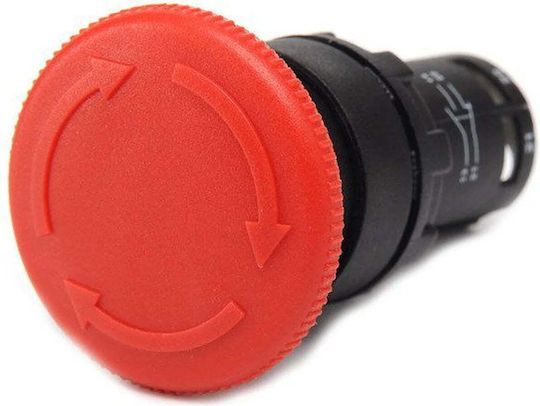 Emas Monoblock Control Button Without Automatic Reset Red 1z 1r T0-mb102e