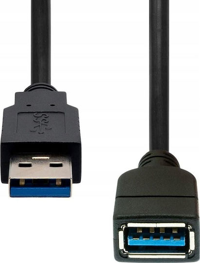 Proxtend USB-A към USB-A кабел 1м черен Jab-7467606