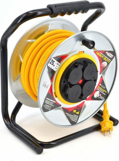 AWTools mit Kabel 30m Durchmesser 3 x 2.5mm² Wasserdicht Gelb