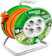 Volteo Extension Reel Cord 20m Orange