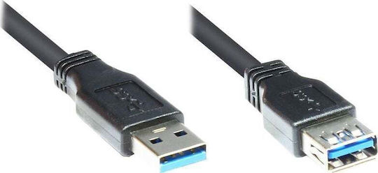 Καλώδιο Usb Good Connections Good Connections Usb 3.0 Usb-a Θηλυκό 5m Μαύρο