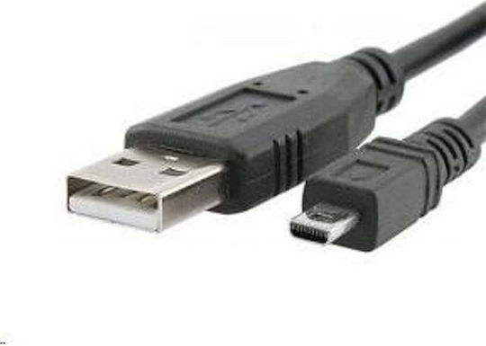 PremiumCord USB-A to Mini USB 2M Black Cable KU2M2D