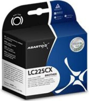 Asarto Συμβατό Μελάνι Εκτυπωτή InkJet Brother LC225XLC Μπλε 1τμχ