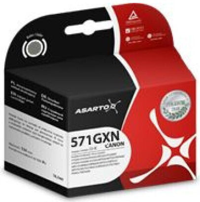 Asarto Συμβατό Μελάνι Εκτυπωτή InkJet Canon CLI571 Γκρι 1τμχ