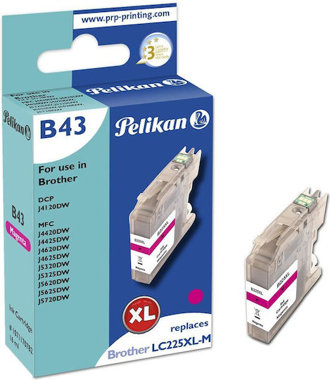 Pelikan Συμβατό Μελάνι Εκτυπωτή InkJet B43 Ματζέντα 1τμχ