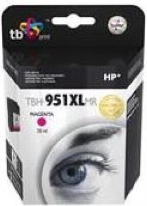 TB Print Compatible Inkjet Printer Ink HP 951XLMR 1650 Pages 28ml Magenta 1pcs