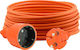 Volteo Extension Cable Cord 2 x 1mm²/15m Orange