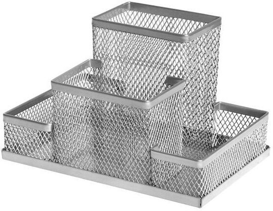 Forofis Desk Organizer 153x103x100mm Forofis 91311 Silver Metal