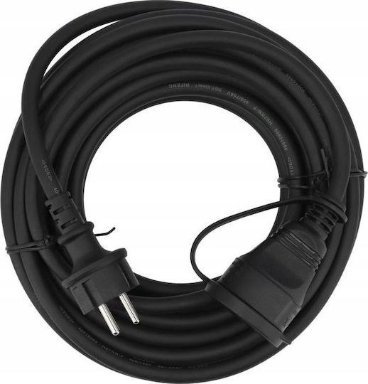 Yato Waterproof Extension Cable Cord 3 x 1mm²/10m Black