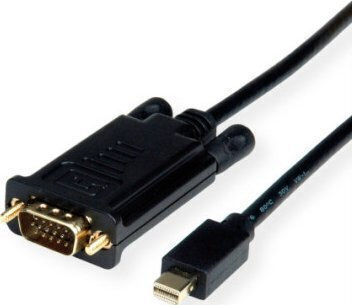 Καλώδιο Roline Roline Καλώδιο Mini Displayport Vga Mini Dp M Vga M Μαύρο 3 Μ