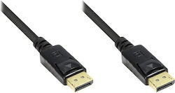Alcasa 4810-075g DisplayPort Cable 7.5 M Black