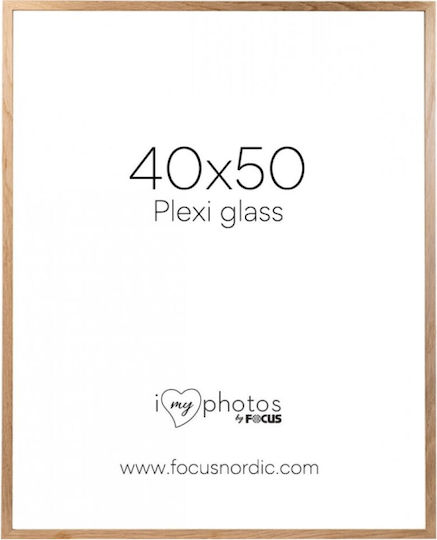 Focus Focus Soul Oak Veneer Frame 40x50 Plexi
