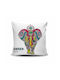 Lenjerii Deosebite Decorative Pillow Case from 100% Cotton Multicolour 43x43cm