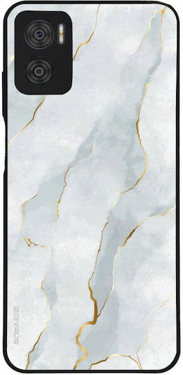 Калъф Sonique Marble Series за Motorola Moto E22 4G Бял 01