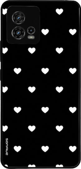 Sonique Heart Series Case for Motorola Moto G72 Black 02