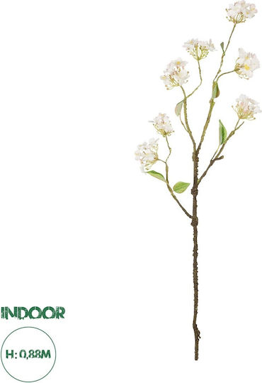 Artificial Decorative Cherry Branch White GloboStar