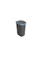 Rotho Babydesign Twist Waste Bin Recycling Plastic Blue 25lt 1pcs