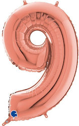 Ballons Zahlen Roségold 66 cm 26" 9 Ballons Zahlen Roségold 66 cm 26" 9