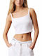 Women's Crop Top Cotton Sleeveless Denim