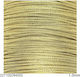 Metallic 'Jade' Kordel 1mm 10 Meter Hellgold 10 Meter