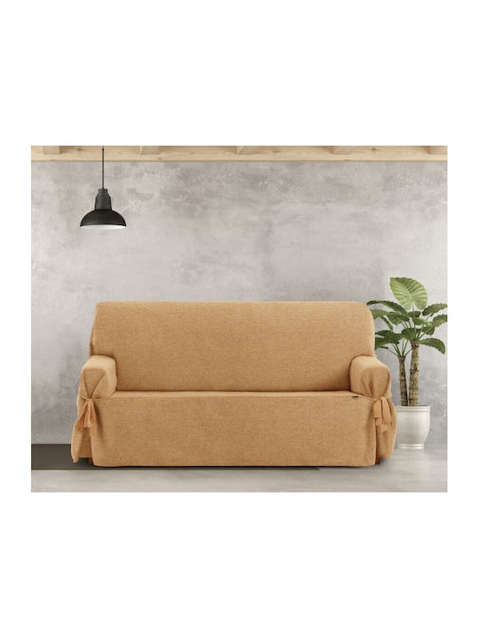Eysa Valeria Elastic Cover for Two Seater Sofa C5 Yellow 140εκ. 1pcs F622165