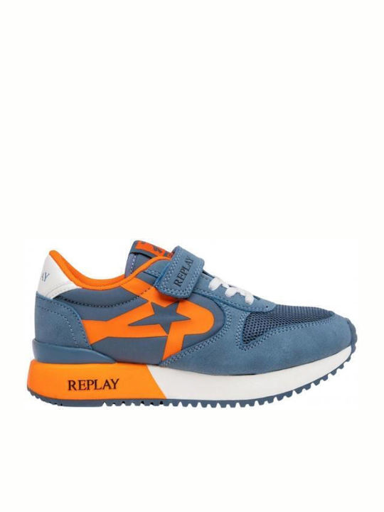 Replay Παιδικά Sneakers Γκρι
