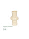 GloboStar Διακοσμητικό Βάζο Keramik Artificial Garden Desert Beige 14x14x25cm 1Stück