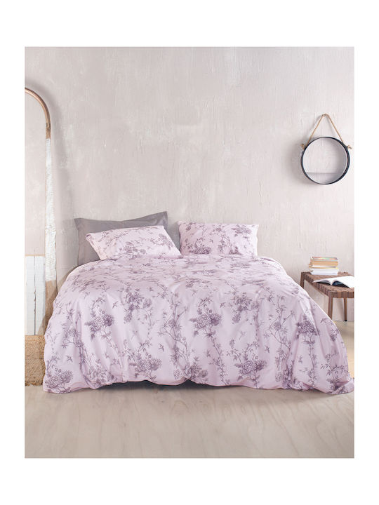 Rythmos Next Elektrische Gitarren Tagesdecke Übergröße aus Baumwolle & Polyester Purple 220x240cm