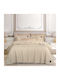 Greenwich Polo Club 3495 Κουβερλί Υπέρδιπλο Microfiber Beige 240x250cm