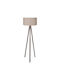 Pakketo PWL-1059 Floor Lamp H140xW38cm. with Socket for Bulb E27 Beige