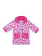 Arnetta Kinder Bademantel Winterlich Fleece Fuchsia