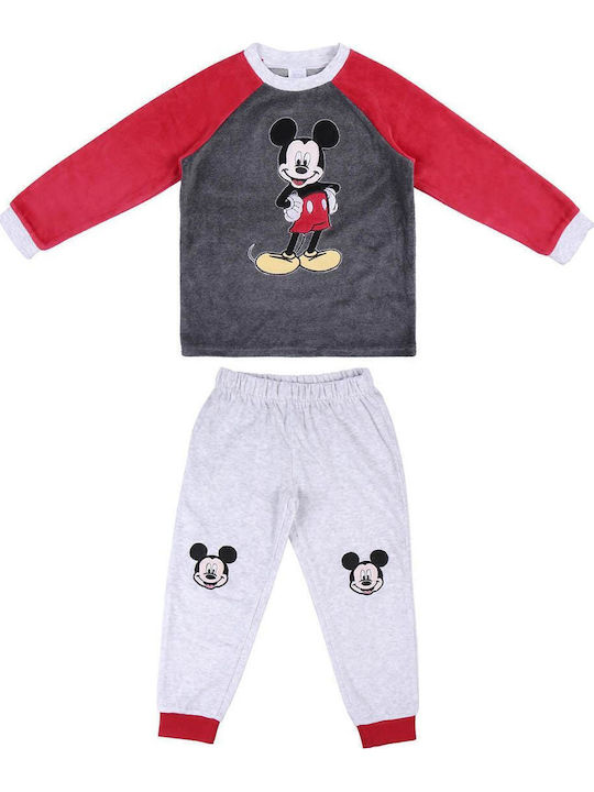 Arnetta Pijama pentru copii De iarnă Din bumbac Gray