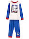 Arnetta Kinder Schlafanzug Winterlich White/blue