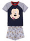 Arnetta Kinder Schlafanzug Sommerlich Gray