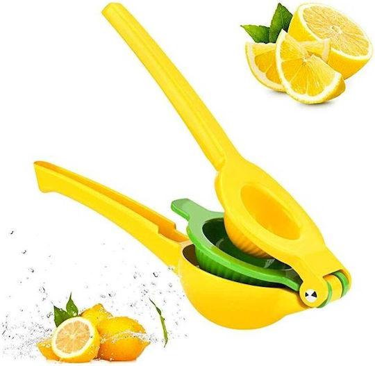 Bakaji Hand Press Lime / Lemon made of Plastic in Yellow Color