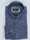 100% Long-sleeved Linen Shirt Blue