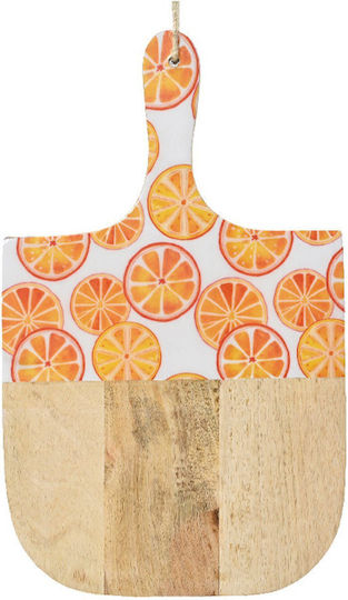 Kaemingk Wooden Chopping Board Orange 24cm