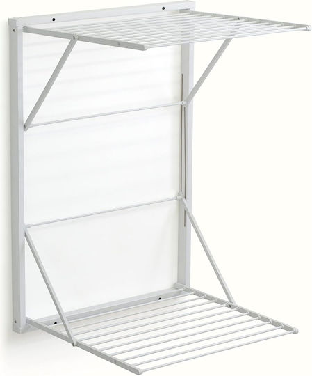GreenTech Aluminum Folding Wall Mounted Clothes Drying Rack with Hanging Length 13m