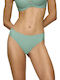 Body Make-up Damen Slip mit Spitze Grün