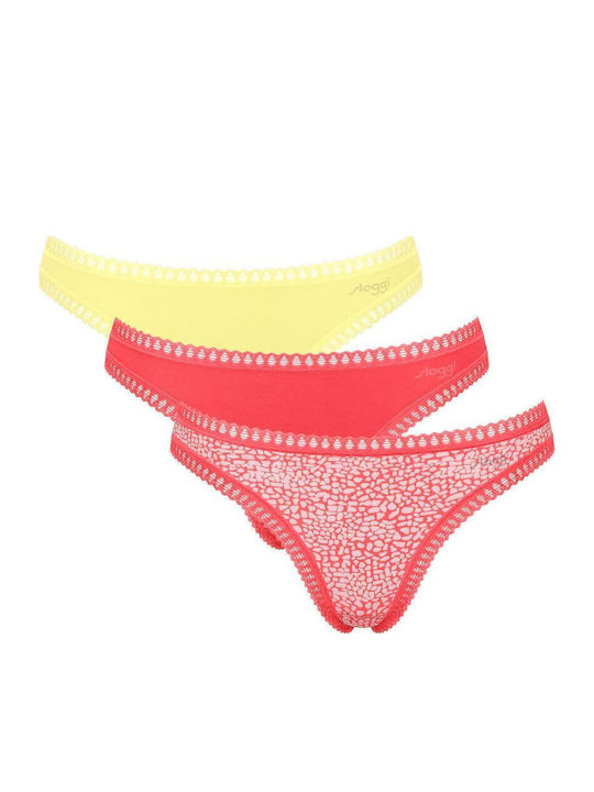 Sloggi Damen Zeichenfolge Yellow, Orange
