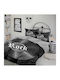 Cotton Club Set Husă de Pilotă Bumbac Dublă cu 2 Fețe de Pernă & 1 Cearsaf 200x220 Rock N Roll