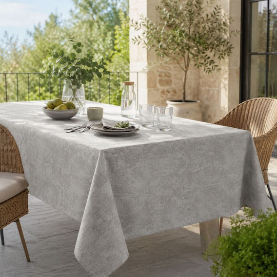 Pucioasa Τραπεζομάντηλο Αλέκιαστο Gray 120x160εκ.