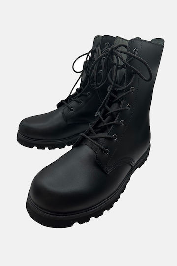 Army Race Military Boots Leather Black AR410