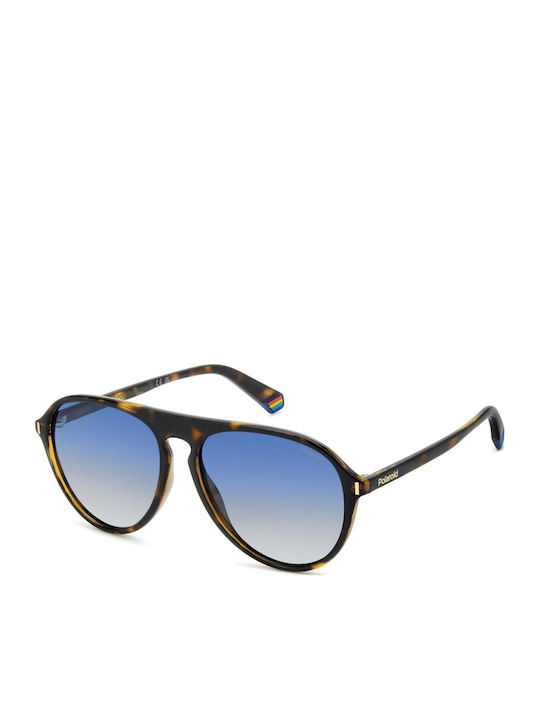 Polaroid Unisex Sunglasses with Brown Tartaruga...