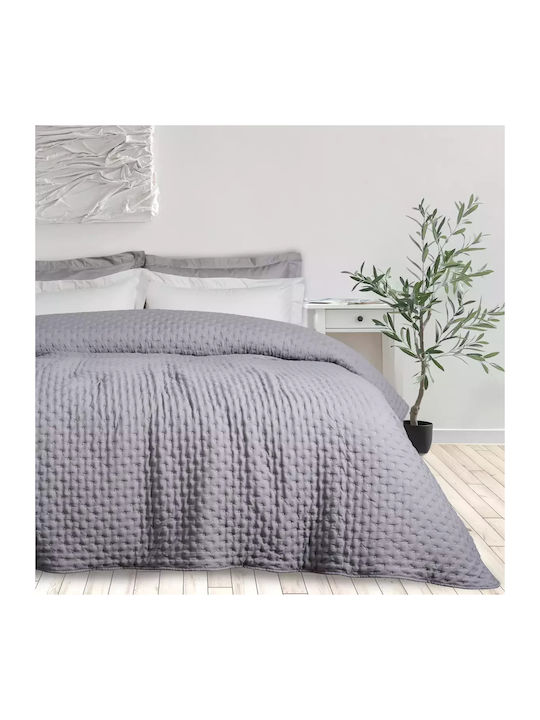 Das Home 9630 Coverlet Queen Size Microfiber Grey 240x250cm